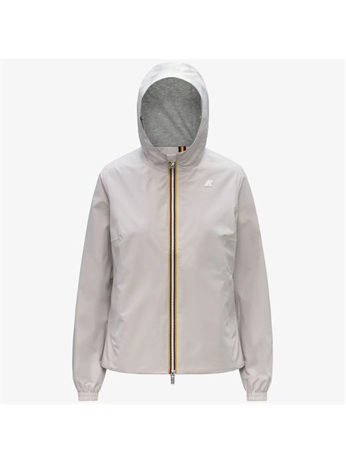 Giacca donna in tessuto nylon colore beige K-WAY | LIL 2.0 K21347W634